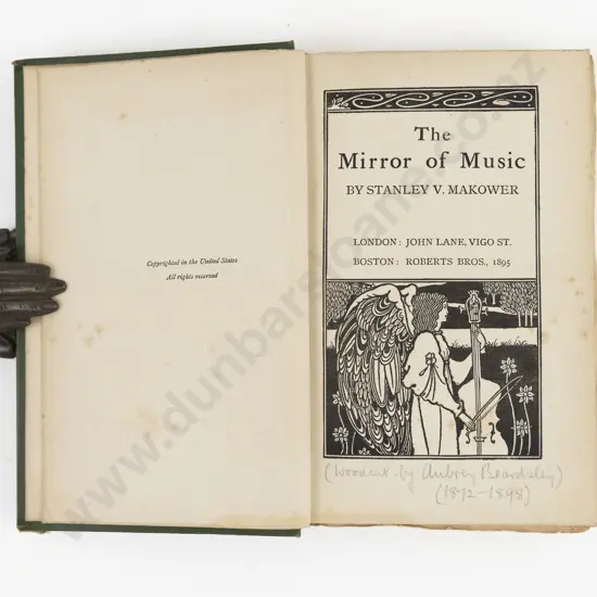 Makower, Stanley V., The Mirror of Music 1895 (Illustrated by Aubrey Beardsley)
