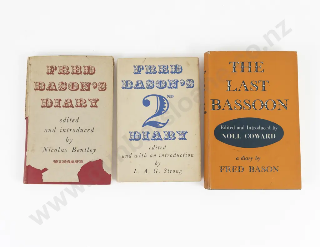 3 Fred Bason Volumes Image 1++