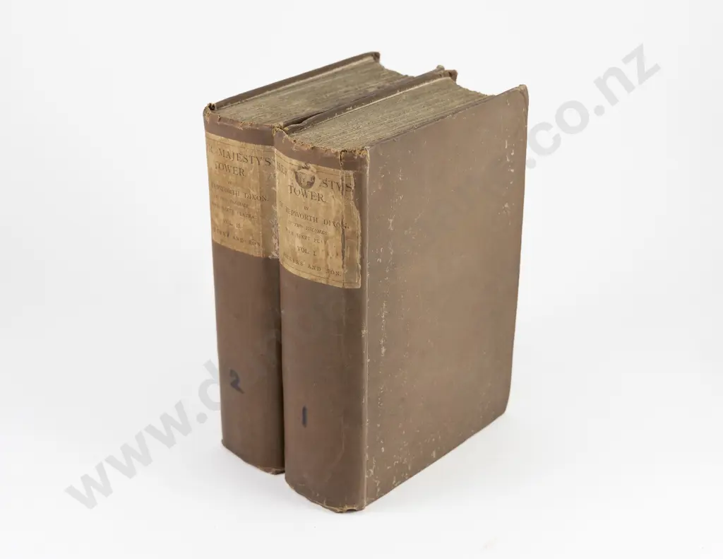 Dixon, William Hepworth, Her Majesty's Tower (2 Vols) 1885 Image 1++