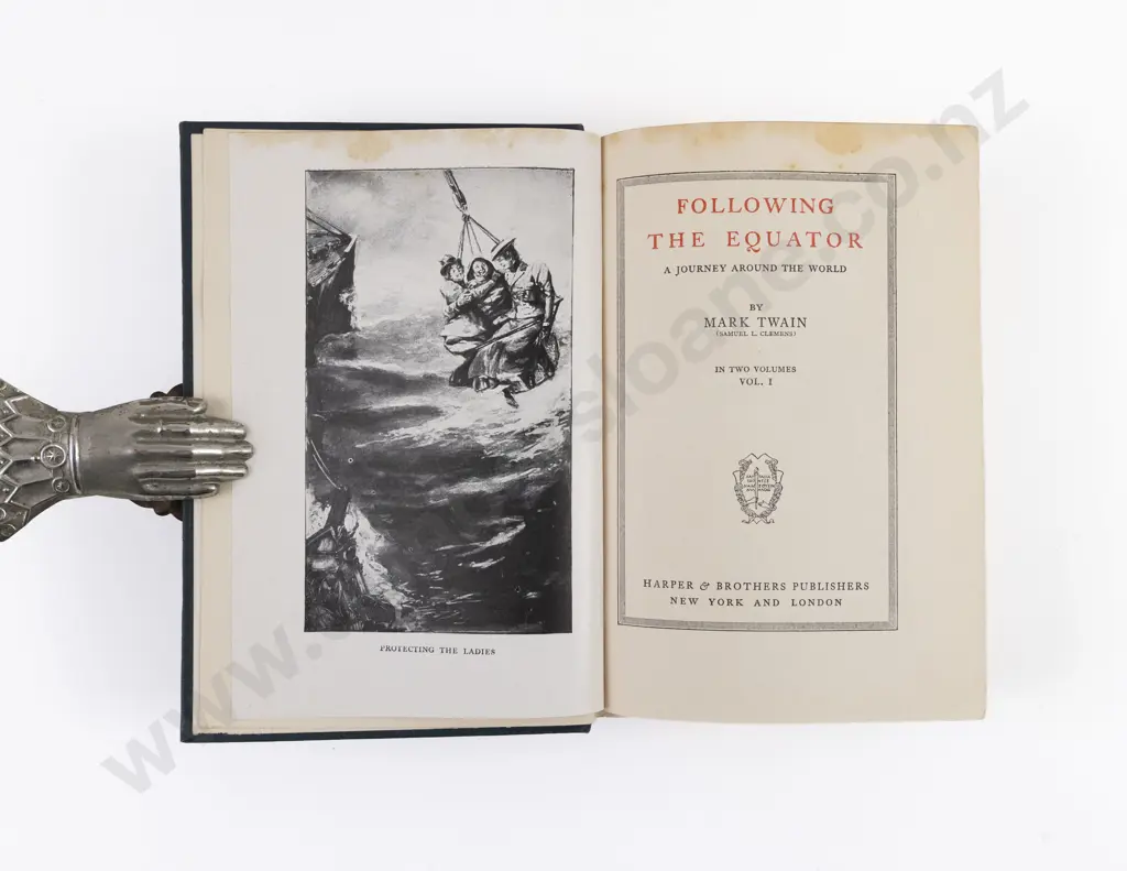 3 x 2 Volume Sets of  Mark Twain's  Authors National Edition Novels Image 1++