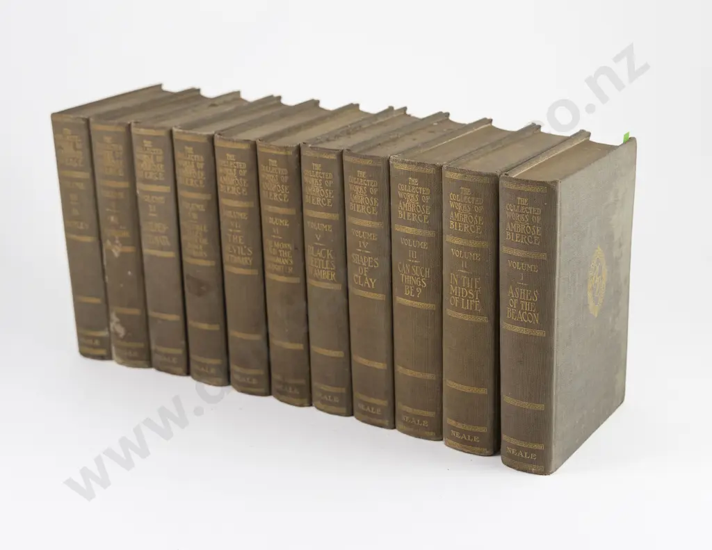 Bierce, Ambrose, The Collected Works Of Ambrose Bierce (11 Vols) 1909 Image 1++