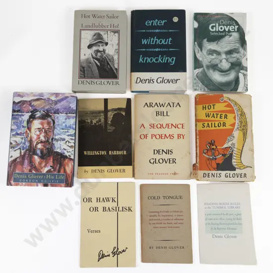 9 Books & Pamphlet by and on Denis Glover