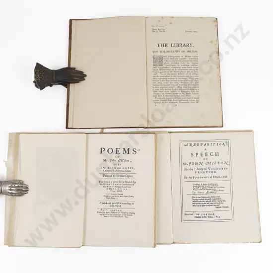 3 John Milton Related Volumes