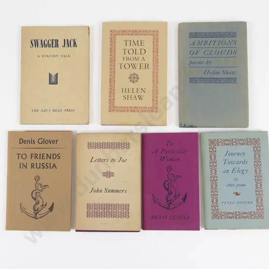 7 Nag's Head Press Printed Volumes Including Denis Glover