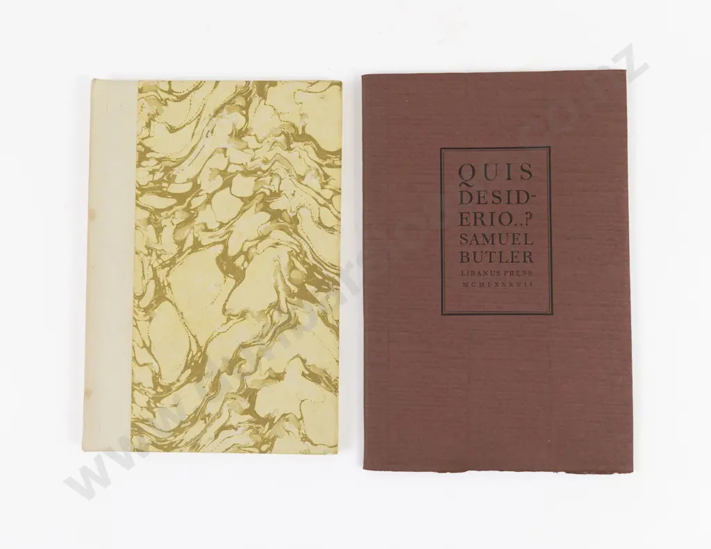 Quis Desiderio by Samuel Butler & Couts & Verses from "Typographia" (2) Image 1++