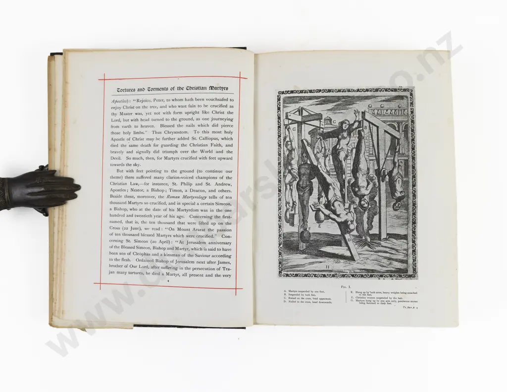 Allinson, A. R., Tortures and Torments of the Christian Martyrs, 1903 Image 1++
