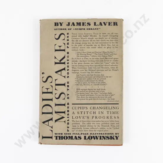 Laver, James, Ladies Mistakes, 1933