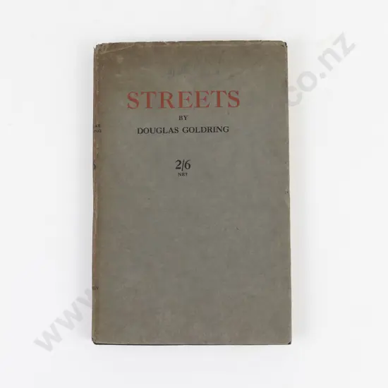 Goldring, Douglas, Streets A Book Of London Verses (Pat Lawlor's Copy)