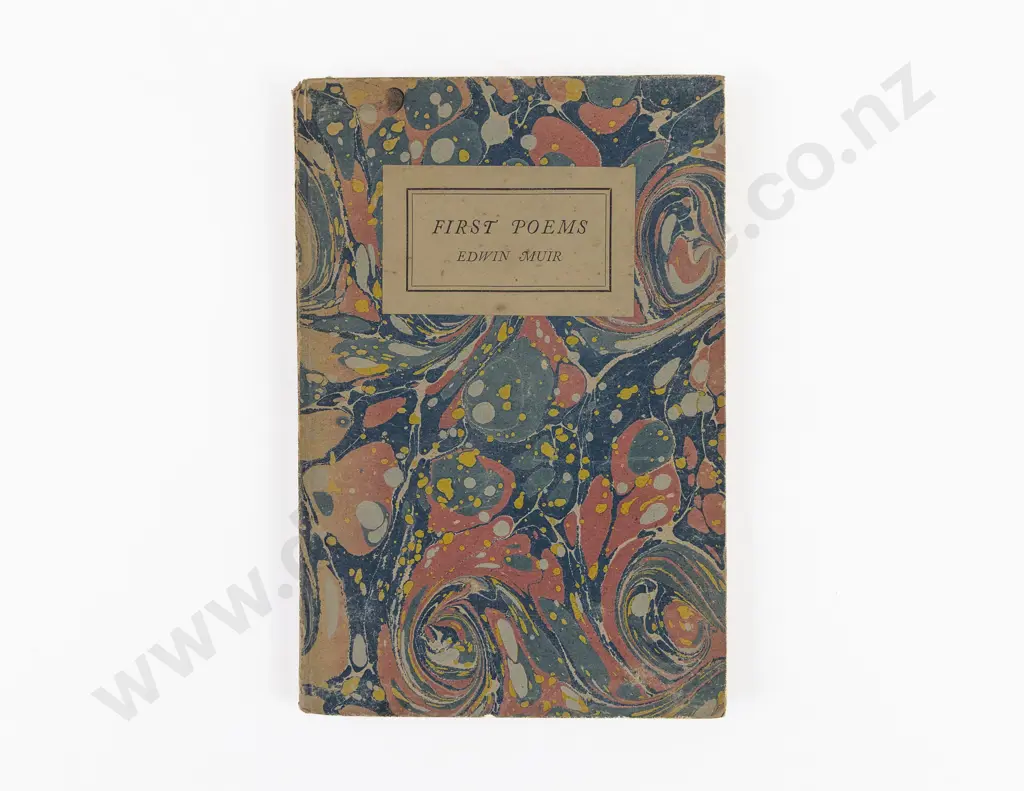 Muir, Edwin, First Poems, 1925 (Pat Lawlor's Copy) Image 1++