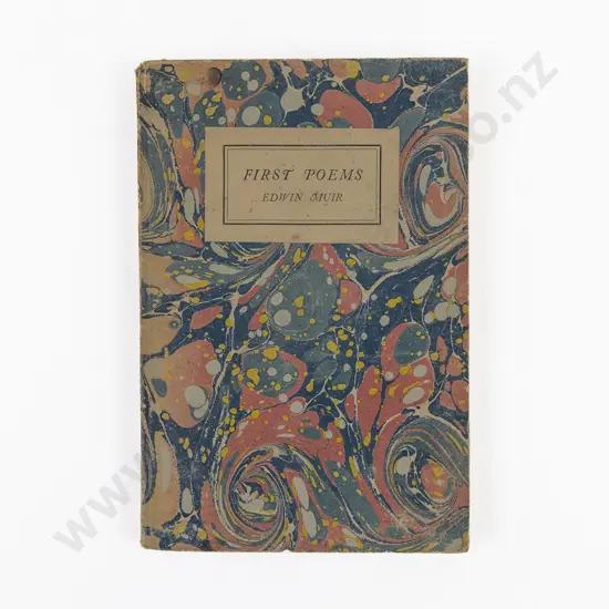 Muir, Edwin, First Poems, 1925 (Pat Lawlor's Copy)