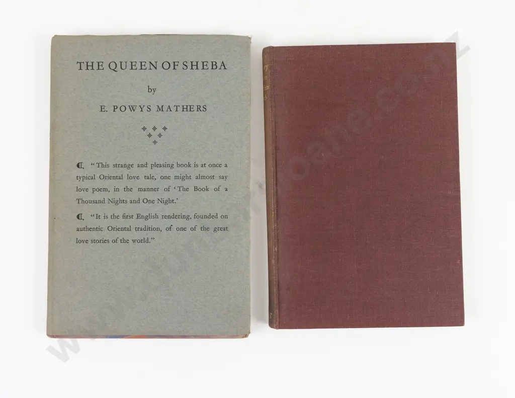 The Queen Of Sheeba by E Powys Mathers & A History Of The Cobden Club (Both with Ex Libris BP)) Image 1++