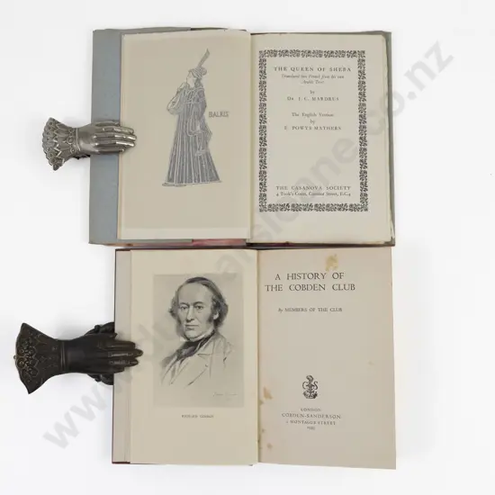 The Queen Of Sheeba by E Powys Mathers & A History Of The Cobden Club (Both with Ex Libris BP))