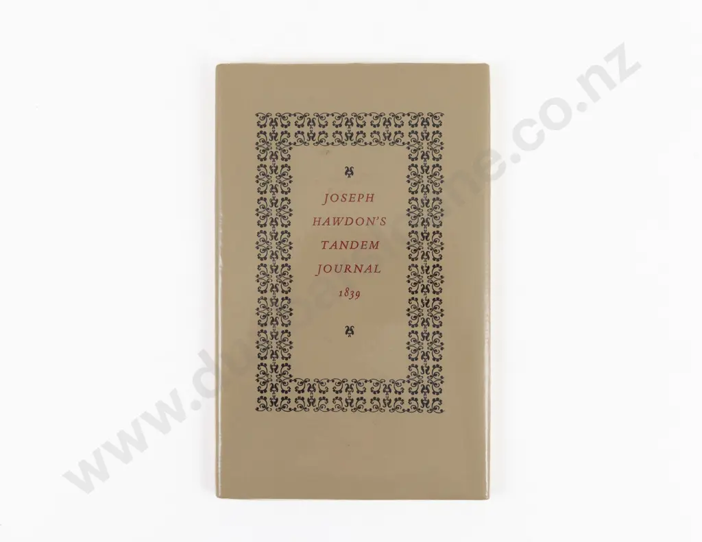 Hawdon, Joseph, Joseph Hawdon's Tandem Journal 1839 (The Nag's Head Press) Image 1++