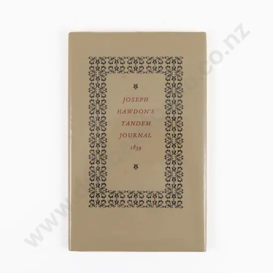 Hawdon, Joseph, Joseph Hawdon's Tandem Journal 1839 (The Nag's Head Press)