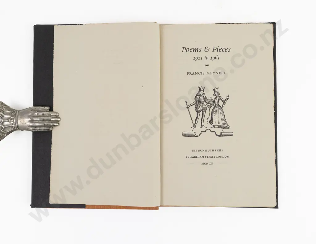Meynell, Francis, Poems & Pieces 1911 to 1961 Image 1++