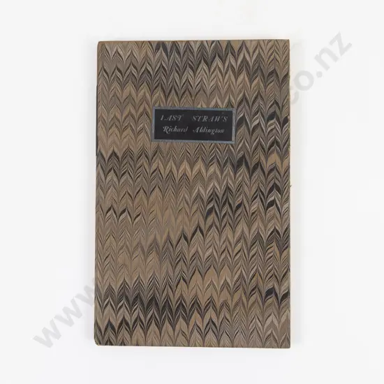 Aldington, Richard, Last Straws, 1930