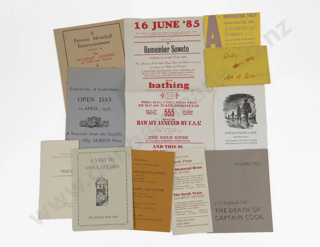 6 Folders Of Ephemera Relating To Various Private Press Etc Image 1++