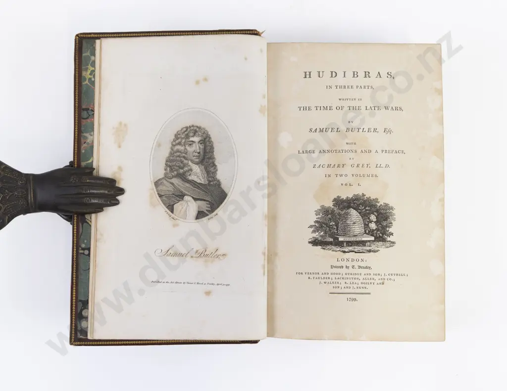 Butler Samuel - Hudibras (2 Volumes composed set) Image 1++