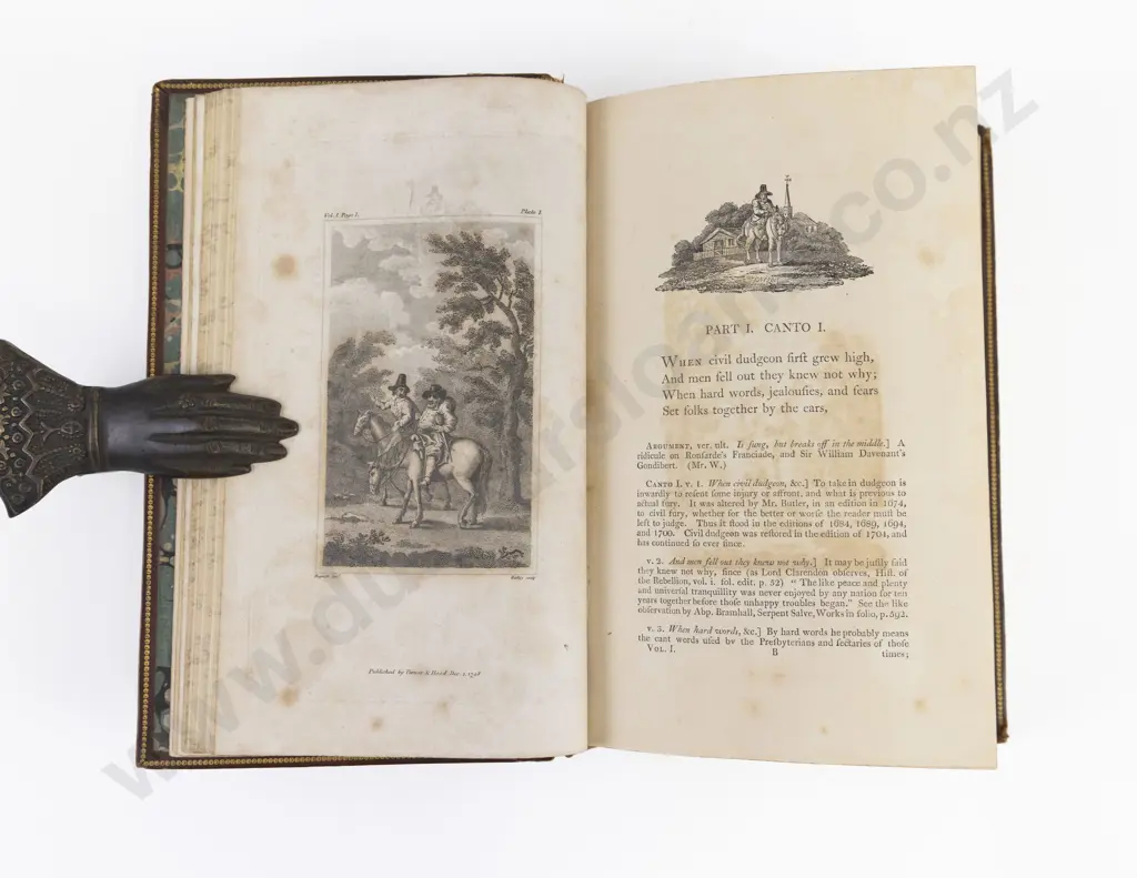 Butler Samuel - Hudibras (2 Volumes composed set) Image 1++