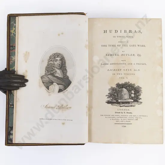 Butler Samuel - Hudibras (2 Volumes composed set)