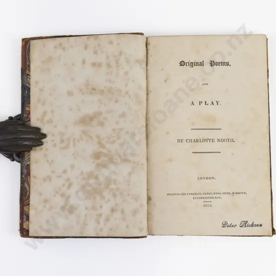 Nooth Charlotte - Original Poems and A Play
