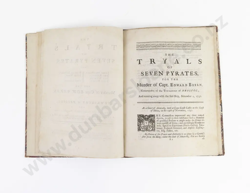 (-) The Tryals of Seven Pyrates 1738 Image 1++