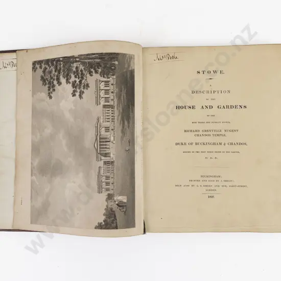 (-) Stowe - A Description of the House And Gardens