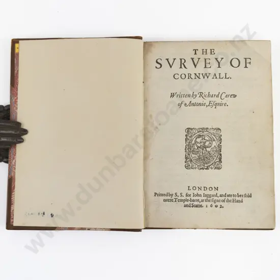 Carew Richard of Antonie Esquire - The Survey Of Cornwall