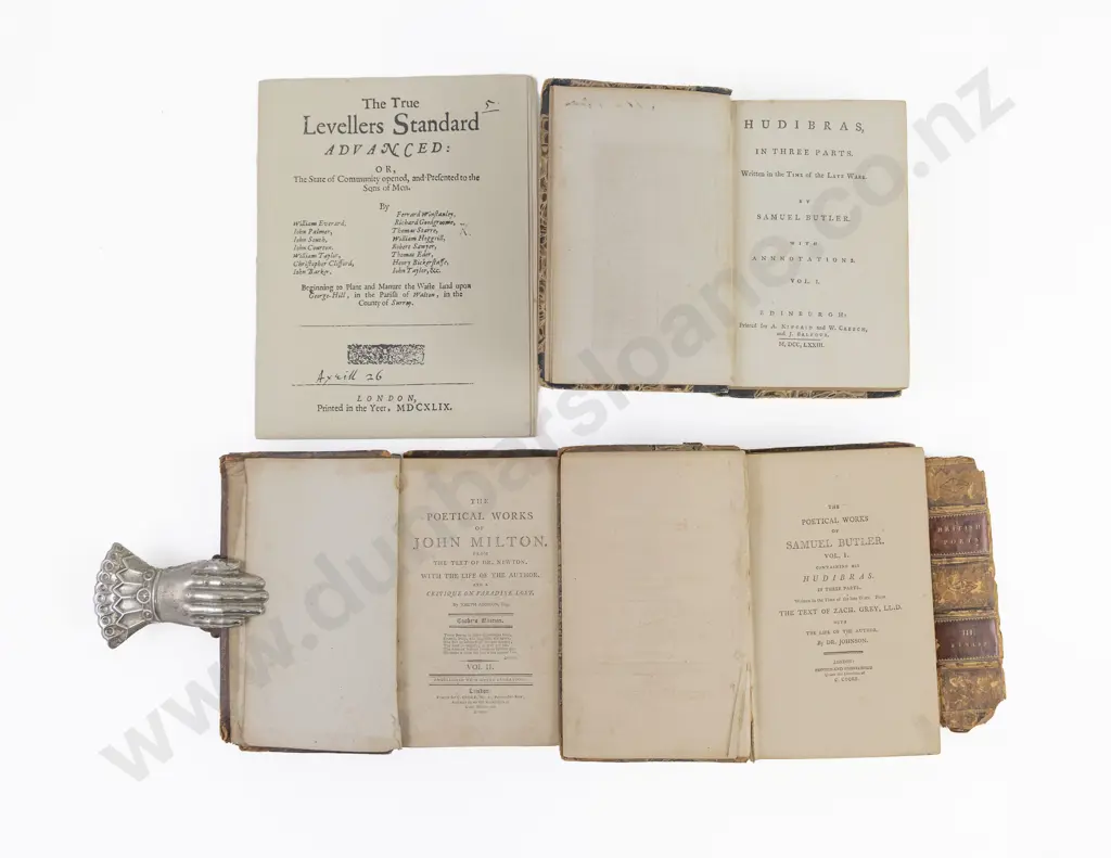 3 Small Leather Bound Volumes Image 1++