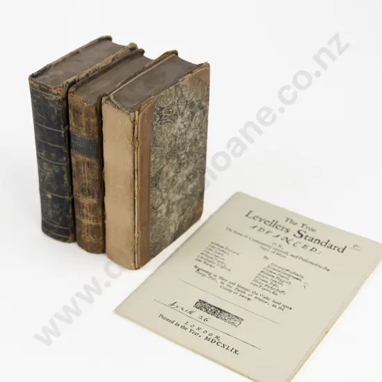 3 Small Leather Bound Volumes