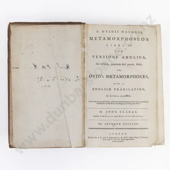 Clarke John - P Ovidii Nasonis Metamorphoseon Libri XV