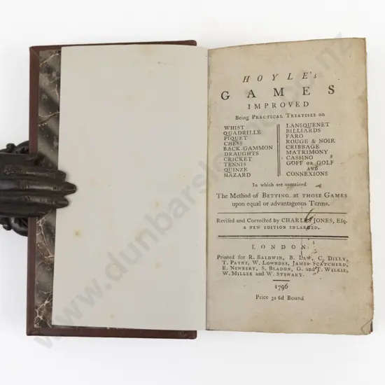 Jones, Charles, Hoyle's Games Improved, 1796