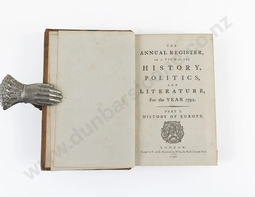 (-)The Annual Register, 1798 Image 1++