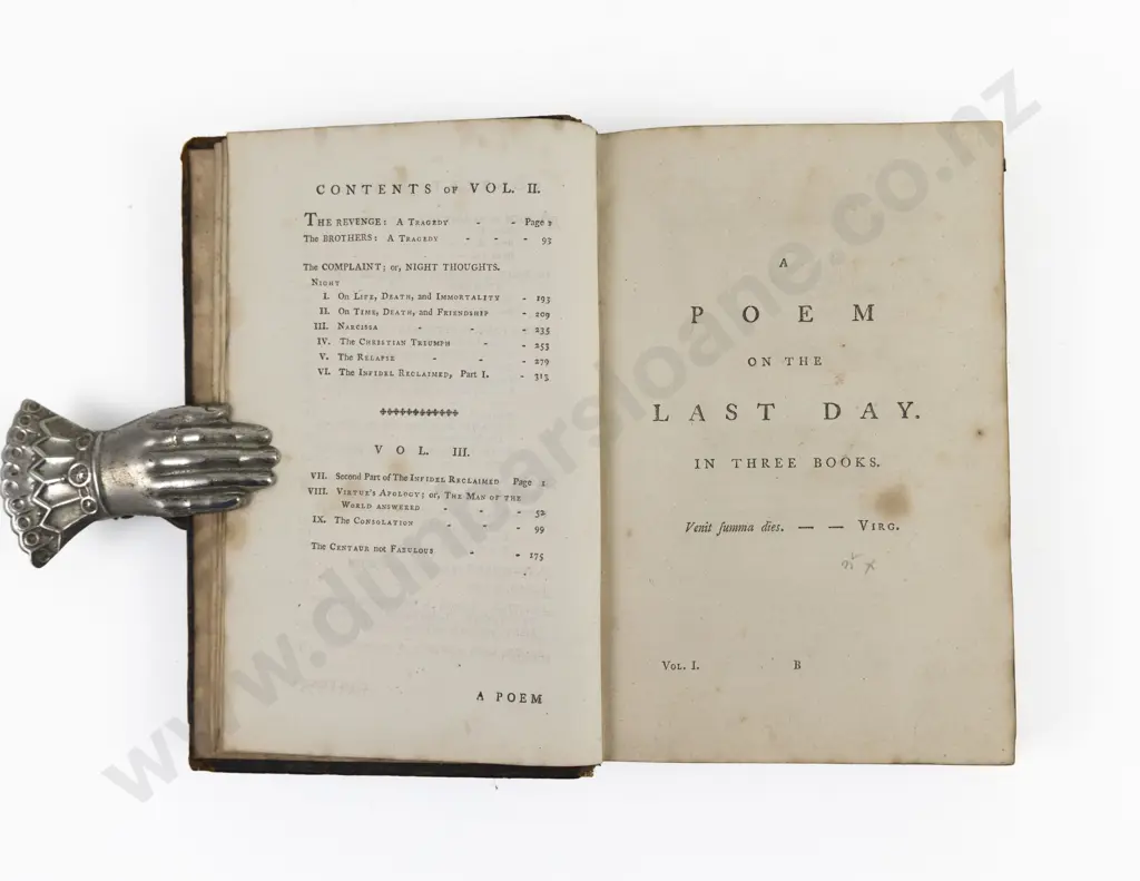 Young, Edward, The Works of the Author of the Night-Thoughts (3 Vols 1792) Image 1++