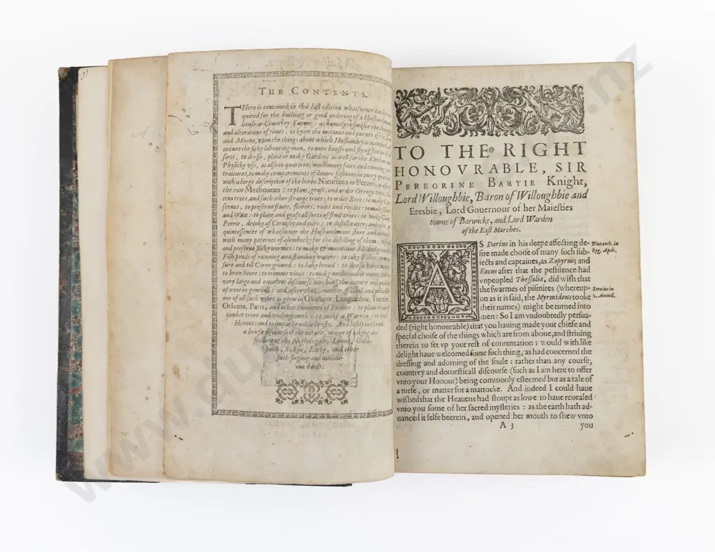 Steuens, Charles & Liebault, John, Maison Rustique or The Covntrey Farme, 1606 Image 1++