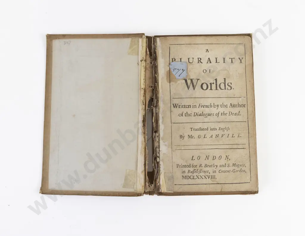 2 Small 17th Century Books Bound As One Image 1++