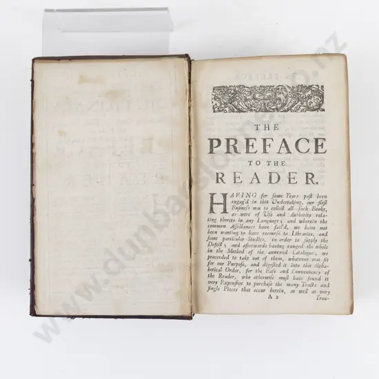 (-) Dictionarium Rusticum, Urbanicum & Botanicum, 1717