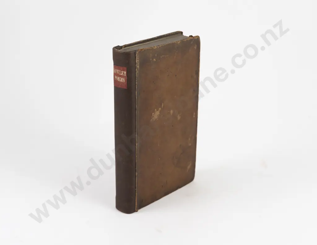 Rowley, Thomas, and Others, Poems, Supposed To Have Been Written At Bristol, 1777 Image 1++