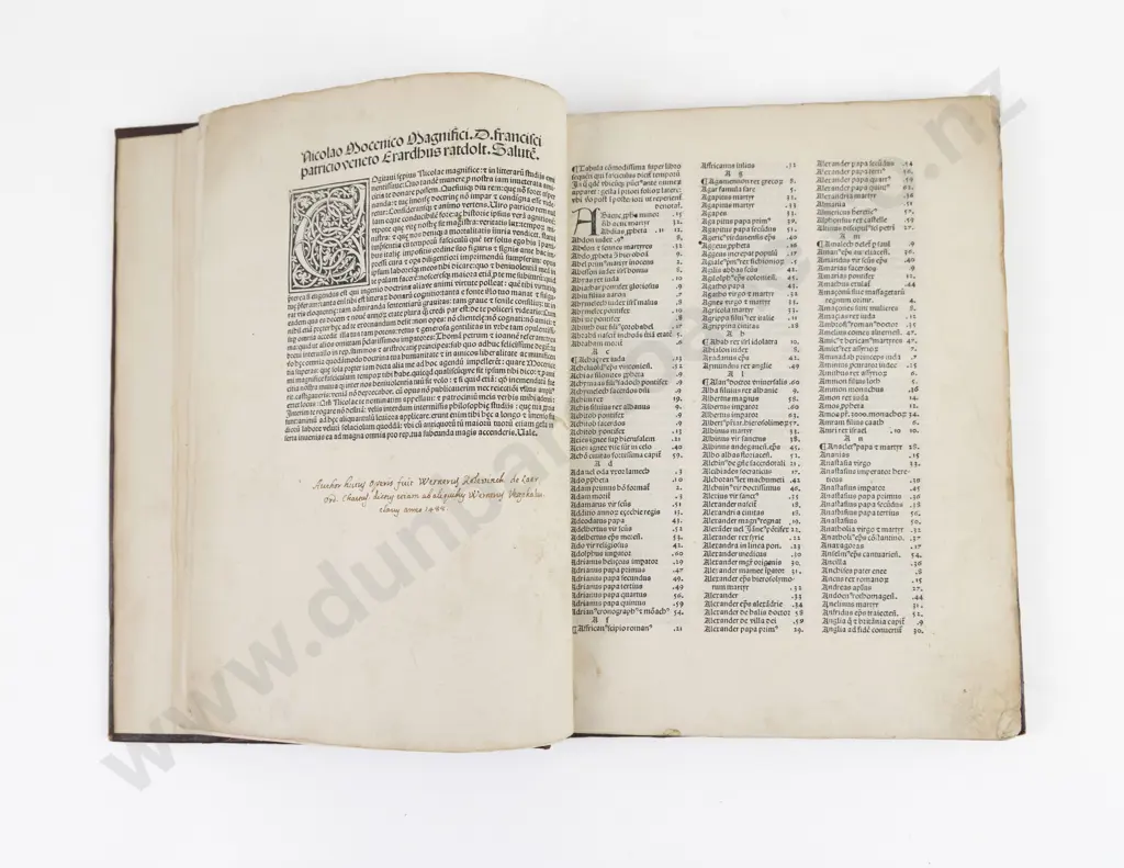 Rolewinck, Werner, Fasciculus temporum, Erhard Ratdolt, Venice 1485 Image 1++