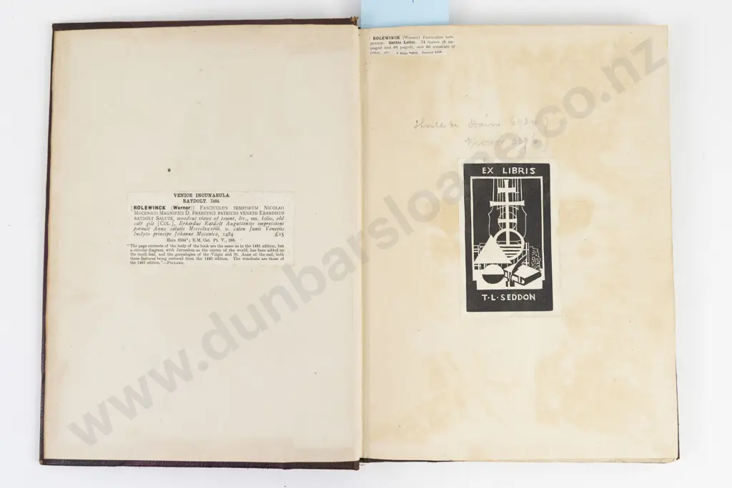 Rolewinck, Werner, Fasciculus temporum, Erhard Ratdolt, Venice 1485 Image 1++