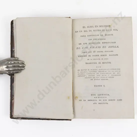 Bagnati, Padre Simon, El Alma En Soledad, 1796 (Volume 1)