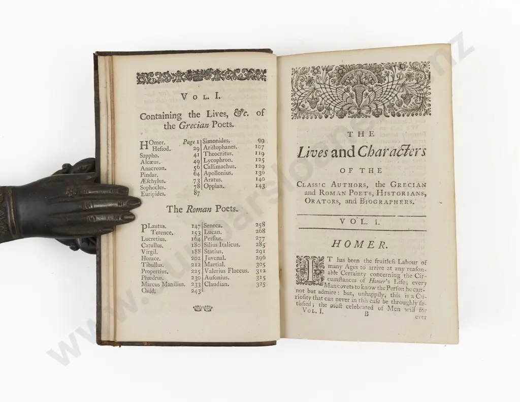 Harwood, Edward, Biographia Classica (2 Volumes, 1740) Image 1++