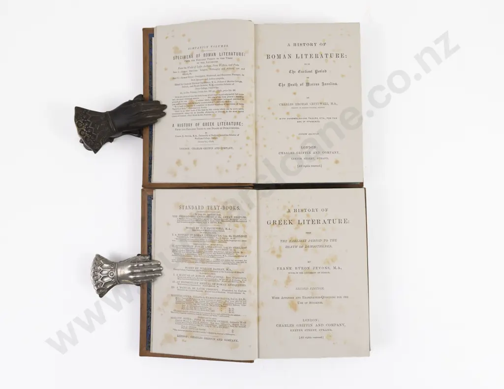 A History Of Roman Literature plus A History Of Greek Literature Image 1++
