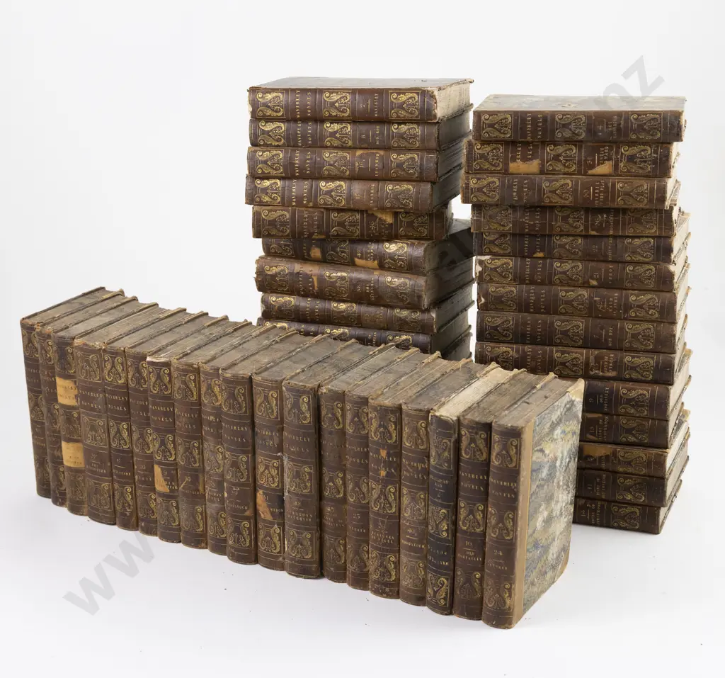 Scott, Sir Walter, The Waverley Novels (47 Vols of 48) 1829 Image 1++