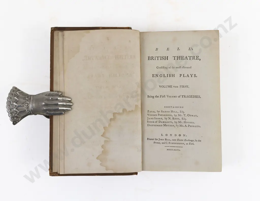 Bell, John, Bell's British Theatre (25 Volumes, 1776-1784) Image 1++