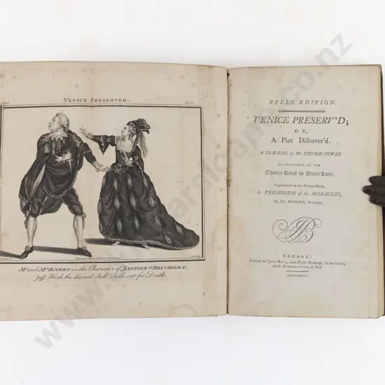 Bell, John, Bell's British Theatre (25 Volumes, 1776-1784)