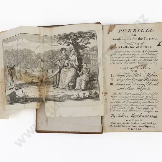 Marchant, John, Puerilia: or Amusements for the Young 1751