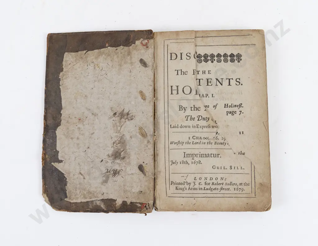 Allestree, Richard, A Discourse Concerning the Beauty of Holiness, 1679 Image 1++
