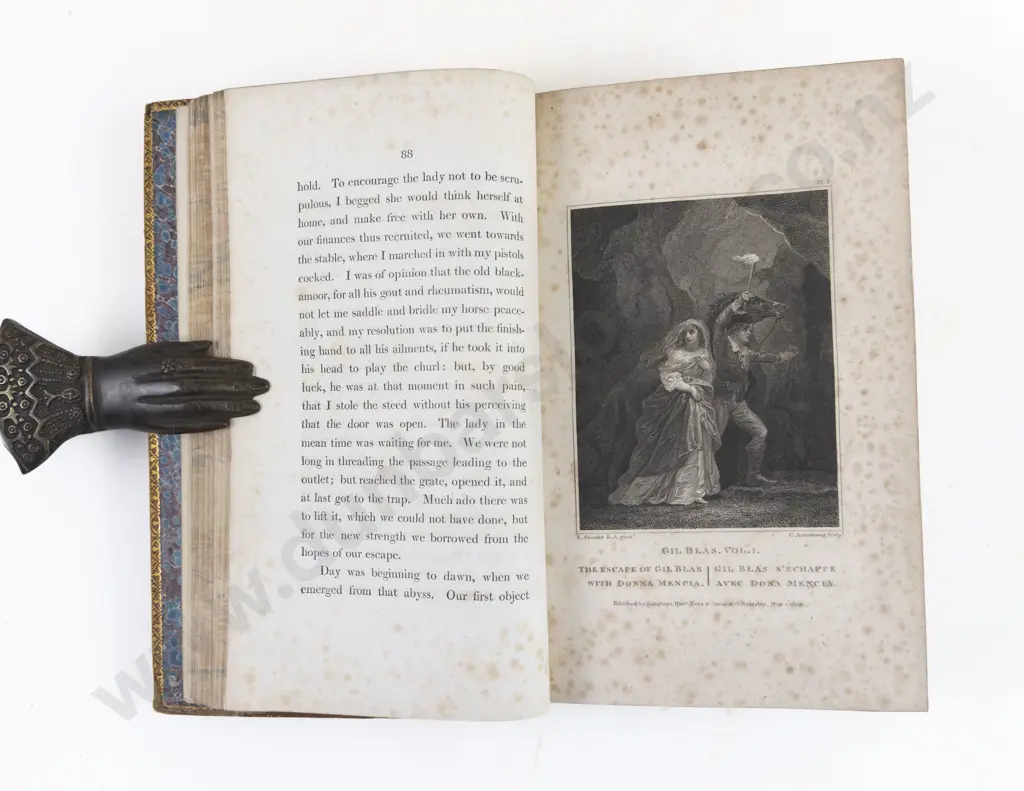 Malkin, Benjami Heath, The Adventures of Gil Blas of Santillane (4 Vols, 1809) Image 1++