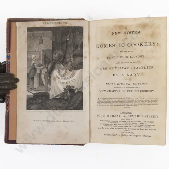 Rundell, Maria, Eliza, A New System of Domestic Cookery, 1835